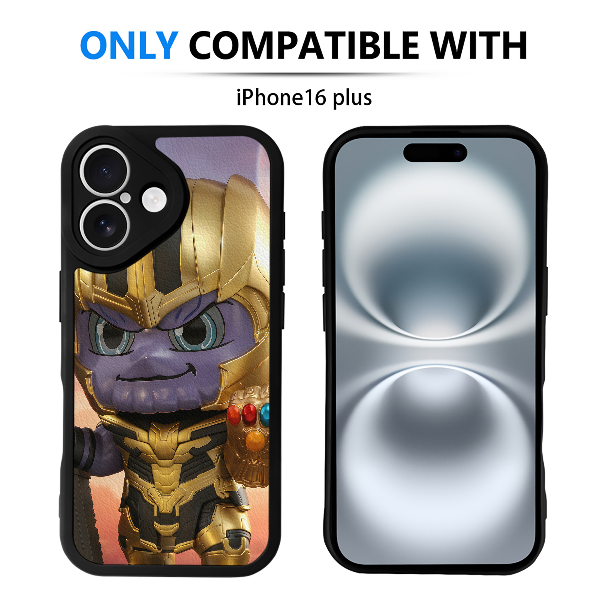 （画像用） アベンジャーズ The Avengers 【iPhone 16シリーズ対応】シリコンスマホケース（レザー調） 材質：シリコン